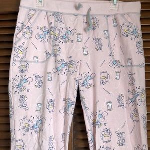 Disney Jaq and Gus  pajama bottoms